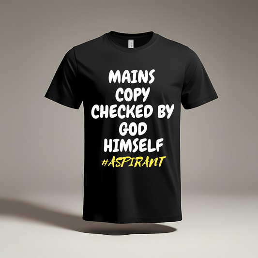Mains Copy Checked by God Himself