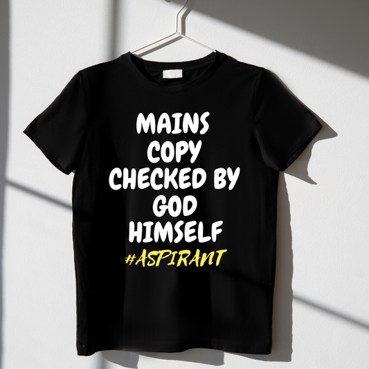 Mains Copy Checked by God Himself