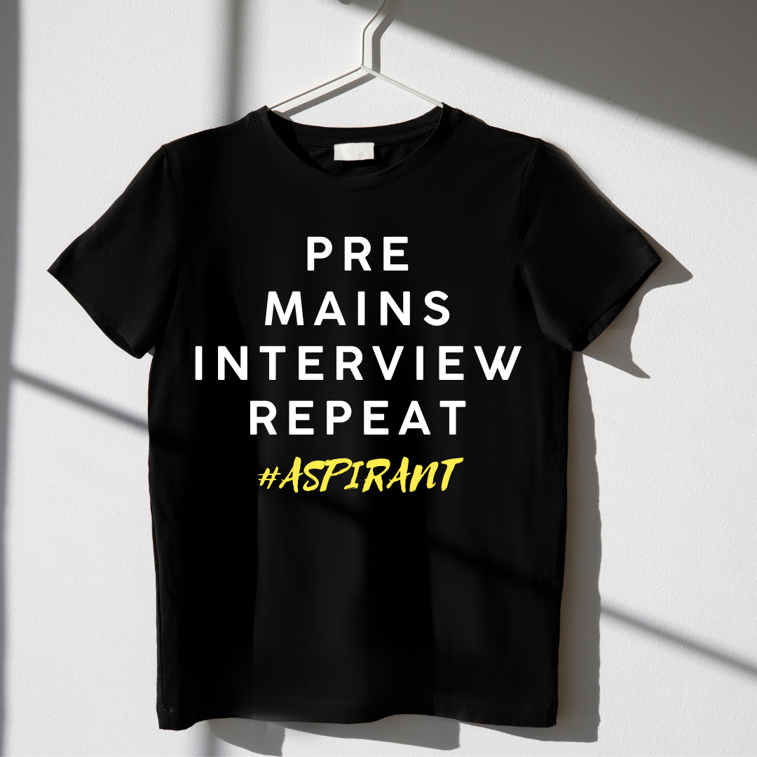Pre. Mains. Interview. Repeat.